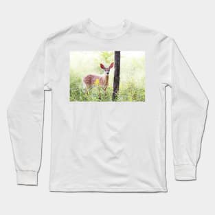 Fawn - White-tailed deer Long Sleeve T-Shirt